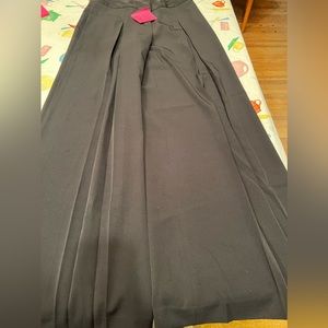 Metrostyle Brand Palazzo Wide-Leg Pants Extra Long